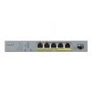 ZYXEL GS1350-6HP 6 Port managed CCTV PoE Switch long range 60W 802.3BT GS1350-6HP-EU0101F
