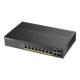 ZYXEL GS1920-8HPv2 10 Port Smart Managed Switch 8x Gigabit Copper and 2x Gigabit dual pers GS1920-8HPV2-EU0101F